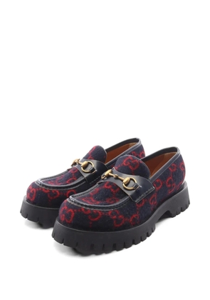 Gucci Pre-Owned 2000 Horsebit-detail loafers - Blue
