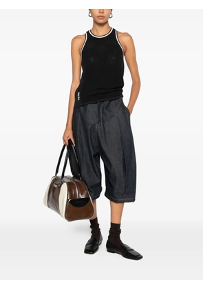 Y-3 x Wales Bonner ribbed-knit tank top - Black
