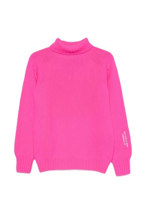 JW Anderson roll-neck ribbed-trim sweater - Pink