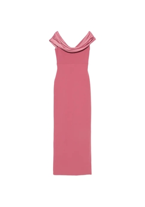Solace London Adele off-shoulder maxi dress - Pink