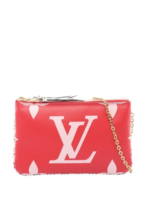 Louis Vuitton Pre-Owned 2019 Monogram Giant Double Zip shoulder bag - Red
