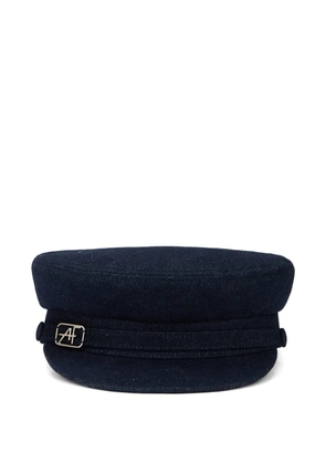 Alberta Ferretti logo-plaque beret - Blue