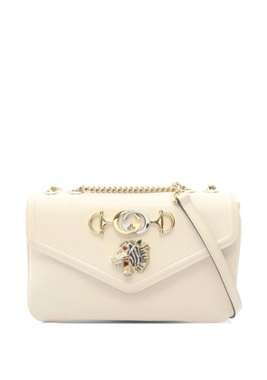 Gucci Pre-Owned 2000 Rajah-tiger-head shoulder bag - Neutrals