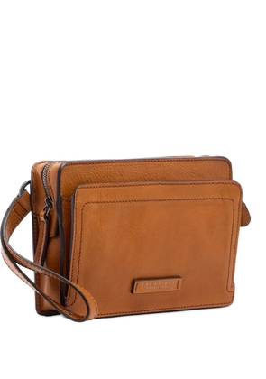 The Bridge leather clutch bag - Brown