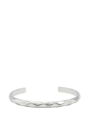 Boucheron Pre-Owned 2010s Facette cuff bracelet - Silver