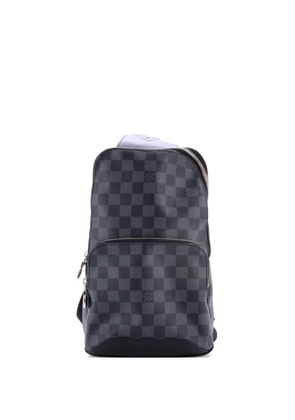 Louis Vuitton Pre-Owned Avenue Sling Bag Damier Graphite crossbody bag - Black