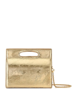 Tyler Ellis tall Stella antiqued-leather tote bag - Gold