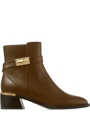 Jimmy Choo 45mm Diantha ankle boots - Brown