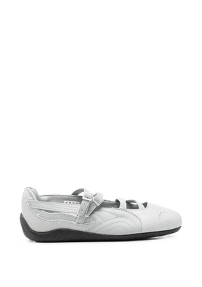 PUMA crocodile-effect buckle-fastening sneakers - Grey