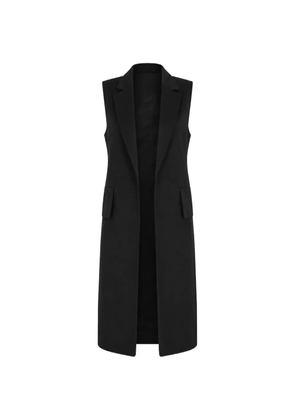 FRANK LYMAN notched-lapel sleeveless jacket - Black