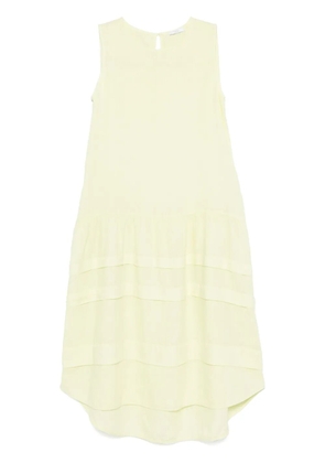 Peserico linen midi dress - Yellow