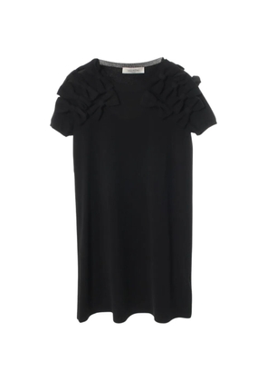 Valentino Garavani Pre-Owned 2010s Pap ribbon knit dress - Black