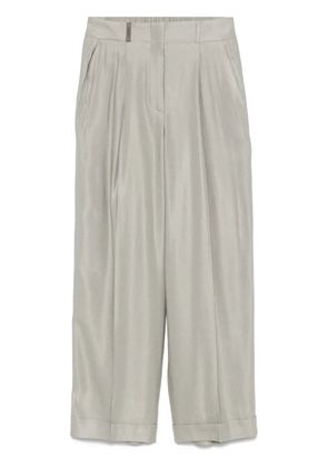 Peserico pleated trousers - Green