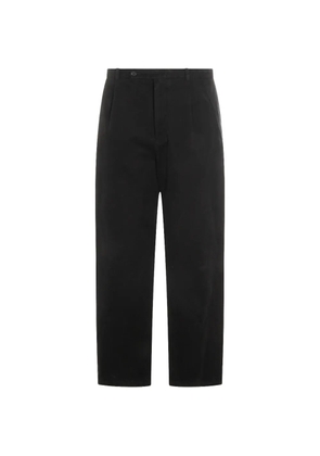 Jil Sander cotton straight-leg trousers - Black