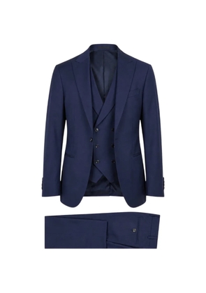 LUIGI BIANCHI MANTOVA single-breasted suit set (set of three) - Blue