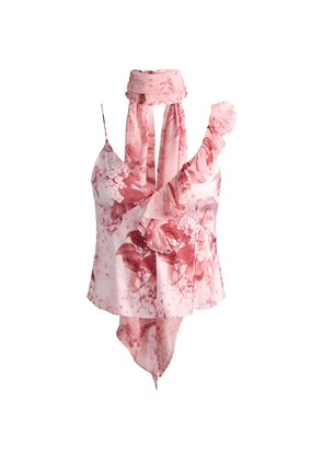 alice + olivia Zelda ruffled top - Pink