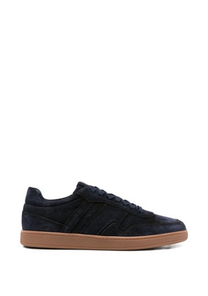 JOHN HARRISON suede panelled sneakers - Blue