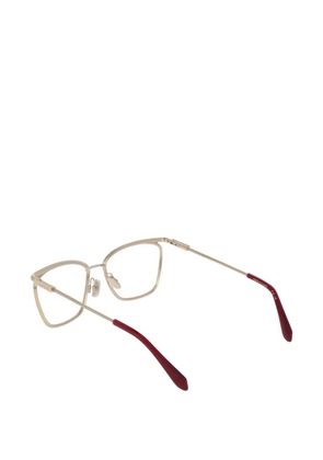 Ferragamo Eyewear square-frame glasses - Gold