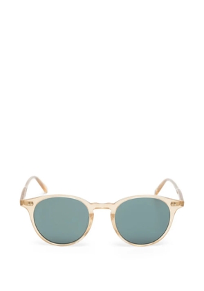 Garrett Leight Clune round-frame sunglasses - Neutrals