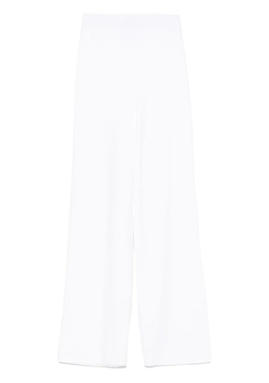 Peserico knitted straight-leg trousers - White