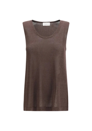 P.A.R.O.S.H. sleeveless top - Brown