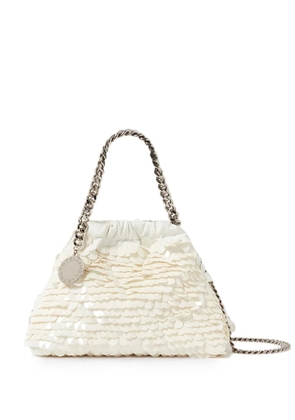 Stella McCartney Falabella sequin-embellished tote bag - White