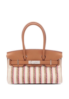 Hermès Pre-Owned 29 Birkin canvas tote bag - Neutrals
