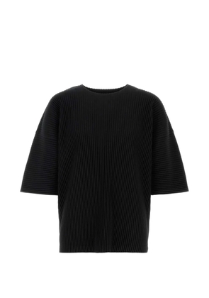 Homme Plissé Issey Miyake plissé-effect T-shirt - Black