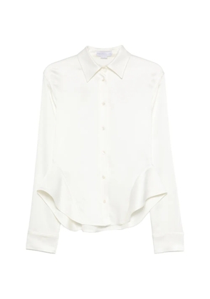 Stella McCartney peplum-hem long-sleeve shirt - White