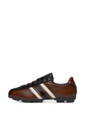 adidas x Wales Bonner Y-3 Field Lizard lace-up leather sneakers - Brown