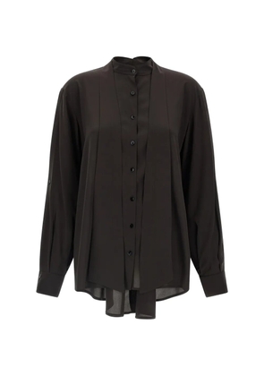 DI.LA3 PARI' Bonton shirt - Brown