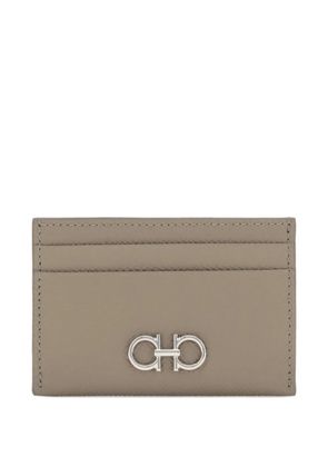 Ferragamo Gancini card case - Neutrals