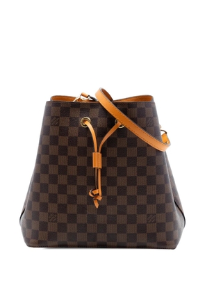 Louis Vuitton Pre-Owned 2019 Damier Ebene Neonoe MM bucket bag - Brown