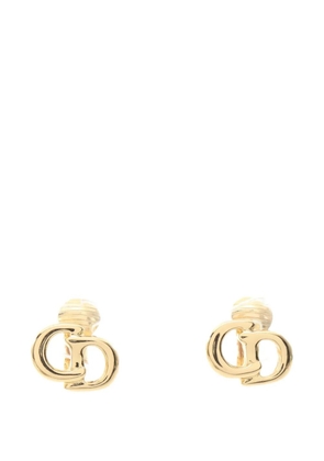Christian Dior Pre-Owned CD logo earrings - Gold