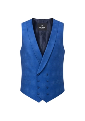 Franks double-breasted waistcoat - Blue