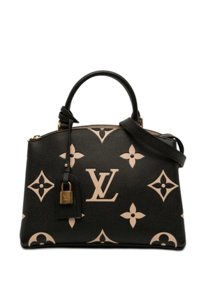 Louis Vuitton Pre-Owned 2021-2026 Bicolor Monogram Empreinte Giant Petit Palais satchel - Black