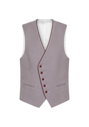 ETIEM TEXTIL S.L. asymmetric-fastening waistcoat - Red