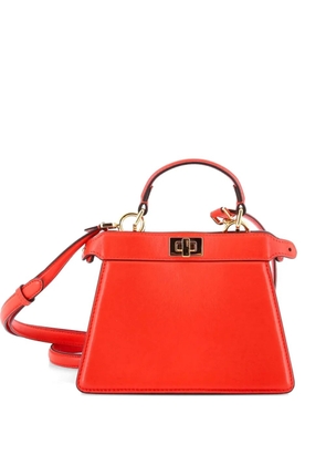 Fendi Pre-Owned Peekaboo ISeeU Bag Leather Petite crossbody bag - Orange