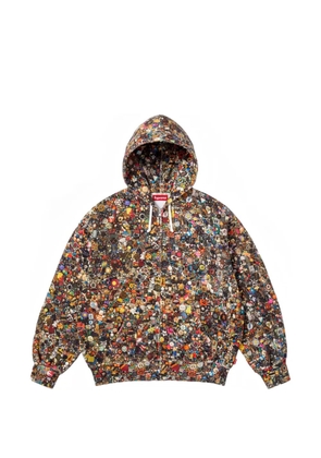 Supreme x Mike Kelley graphic-print hoodie - Brown