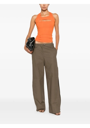 Ottolinger cut-out ribbed tank top - Orange