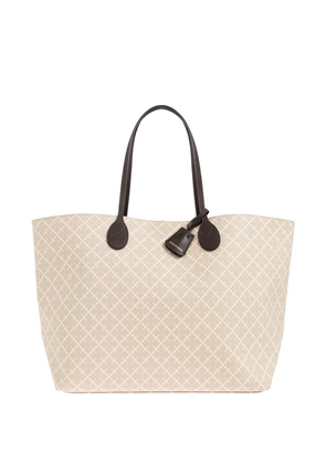 By Malene Birger Abi monogram-print tote bag - Neutrals