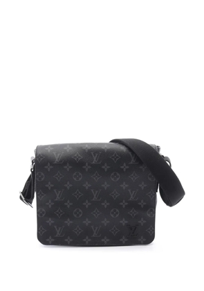Louis Vuitton Pre-Owned 2018 Monogram Eclipse District PM crossbody bag - Black
