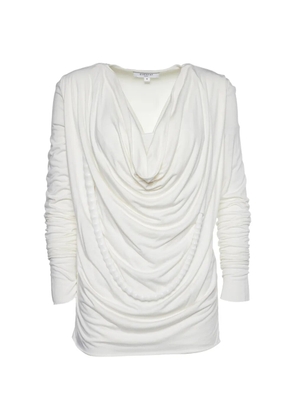 Givenchy Pre-Owned beaded draped blouse - White