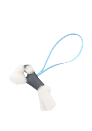 Hermès Pre-Owned Paddy leather bag charm - White