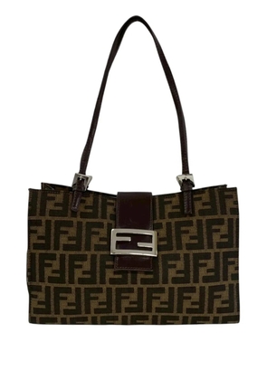 Fendi Pre-Owned 2000-2010 Zucca Canvas shoulder bag - Brown