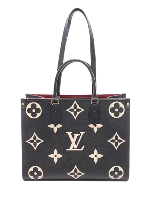 Louis Vuitton Pre-Owned 2021-2026 Bicolor Monogram Empreinte Giant Onthego MM satchel - Black