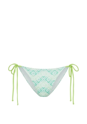 Casablanca side-tie bikini bottoms - Green
