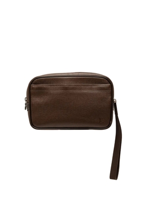 Louis Vuitton Pre-Owned 2005 Taiga Pochette Kaluga clutch bag - Brown