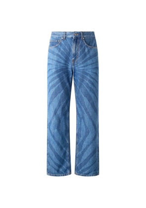 Roberto Cavalli five-pocket straight-leg jeans - Blue