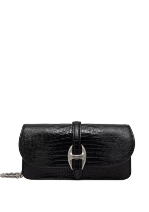 Trussardi reptile-effect chain-link wallet - Black